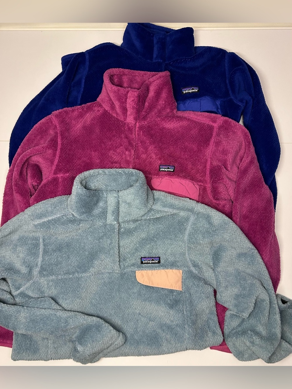 Bundle of 3 Patagonia Re-Tool Snap-T Fleece Pullovers – Women's Large
